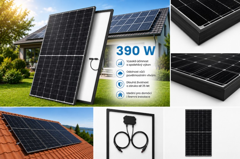 Fotovoltaické solární panely 390 W